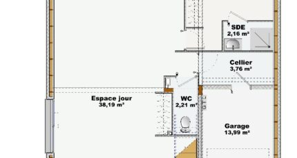 Naturelle 97 GI Nord  - Les Maisons Extraco