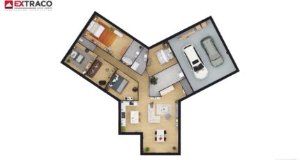 Haravilliers Maison neuve -  Les Maisons Extraco