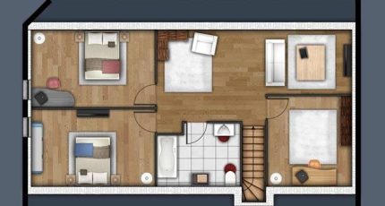 La Saussaye Maison neuve -  Les Maisons Extraco