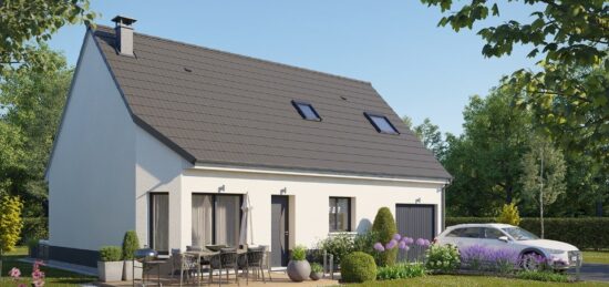 Maison neuve à Duclair, Normandie
