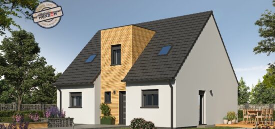 Maison neuve à Valliquerville, Normandie