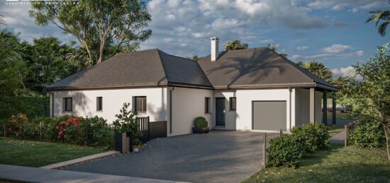 Maison neuve à Bazemont, Île-de-France