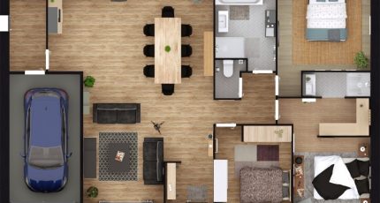 Courdemanche Maison neuve -  Les Maisons Extraco