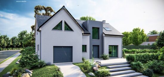 Maison neuve à Ferrières-Haut-Clocher, Normandie
