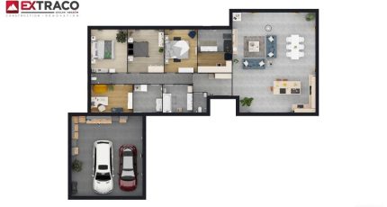 La Remuée Maison neuve -  Les Maisons Extraco