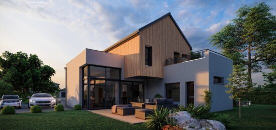 Maison neuve à Bonneville-sur-Touques, Normandie