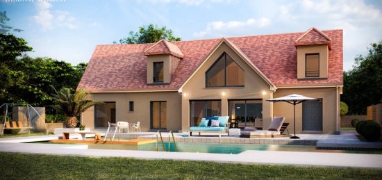Maison neuve à Jouy-le-Moutier, Île-de-France