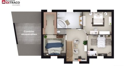 Houdan Maison neuve -  Les Maisons Extraco