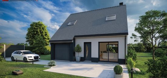 Maison neuve à Muids, Normandie