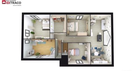 Moisville Maison neuve -  Les Maisons Extraco