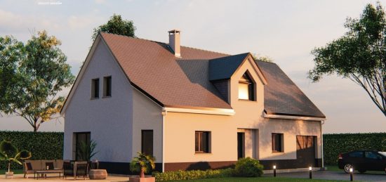 Maison neuve à Grangues, Normandie