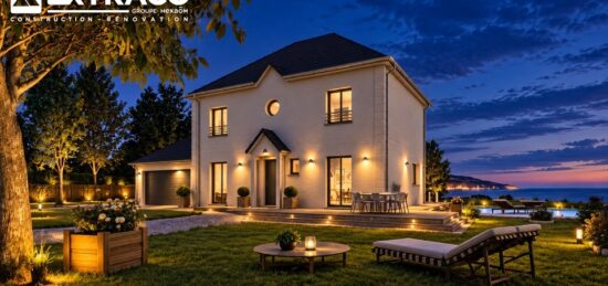 Maison neuve à Crestot, Normandie