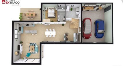 Quittebeuf Maison neuve -  Les Maisons Extraco