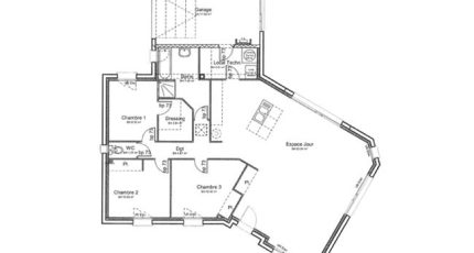 PLP_Y_GI_104m2_3ch_P13844  - Les Maisons Extraco