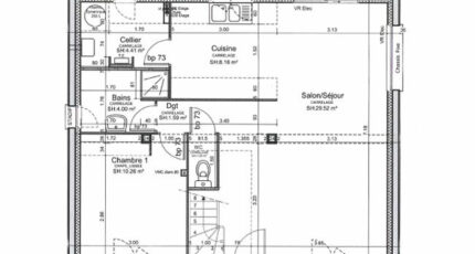 ETG_R_SG_86m2_3ch_P13141  - Les Maisons Extraco