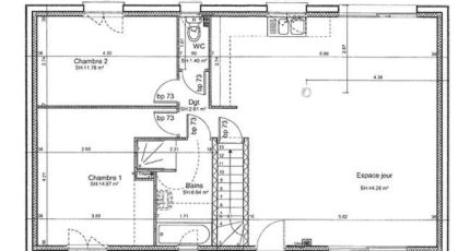 ETG_R_SS_CA_81m2_2ch_P13603  - Les Maisons Extraco