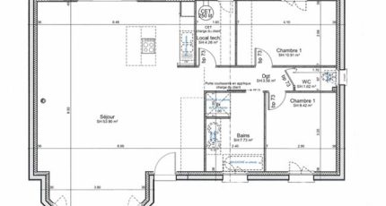 ETG_BW_SG_CA_91m2_2ch_P14238  - Les Maisons Extraco