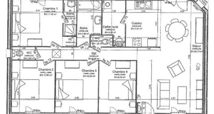 PLP_R_SG_102m2_4ch_P12321  - Les Maisons Extraco