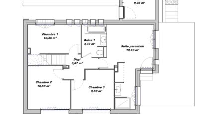 BAV-BG-109-R+1-G-BG  - Les Maisons Extraco