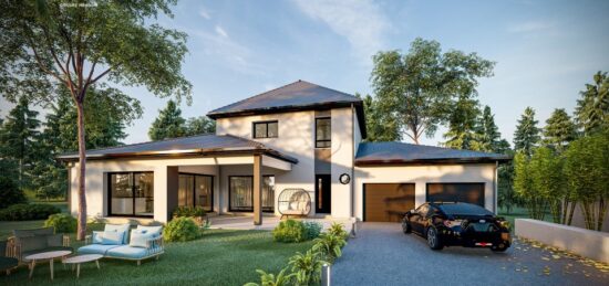 Maison neuve à Crestot, Normandie
