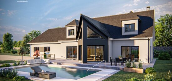 Maison neuve à Évreux, Normandie