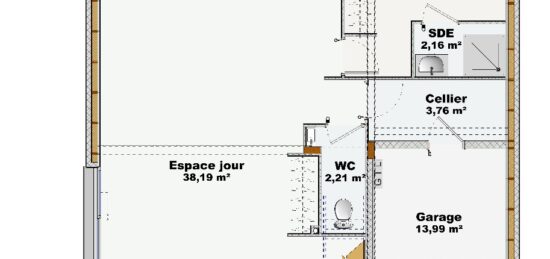 Maison neuve à , Eure-et-Loir
