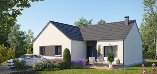 Maison neuve à Criel-sur-Mer, Normandie