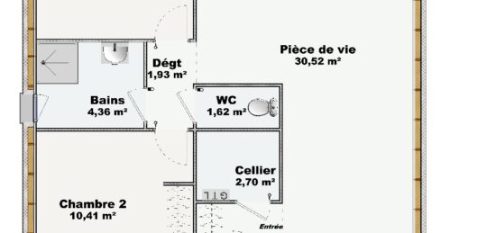 Maison neuve à , Eure-et-Loir