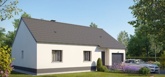 Maison neuve à La Saussaye, Normandie