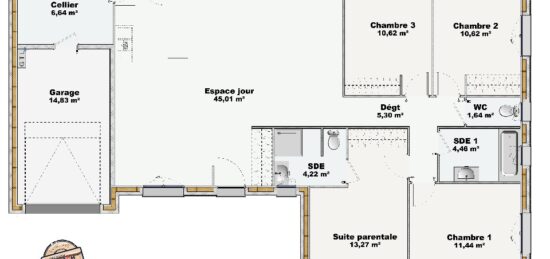 Maison neuve à , Eure-et-Loir