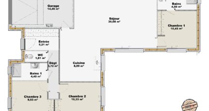 Pont-Audemer Maison neuve - 2585461-4586modele620250606wTasV.jpeg Les Maisons Extraco