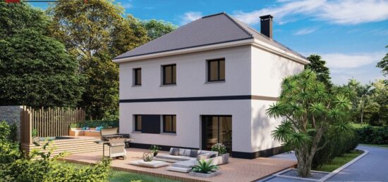 Maison neuve à Quittebeuf, Normandie
