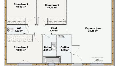 Caudebec-lès-Elbeuf Maison neuve - 2607526-4586modele620250325mkECC.jpeg Les Maisons Extraco