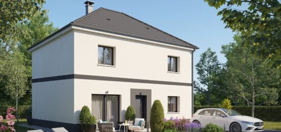Maison neuve à Croixdalle, Normandie
