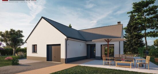 Maison neuve à Smermesnil, Normandie
